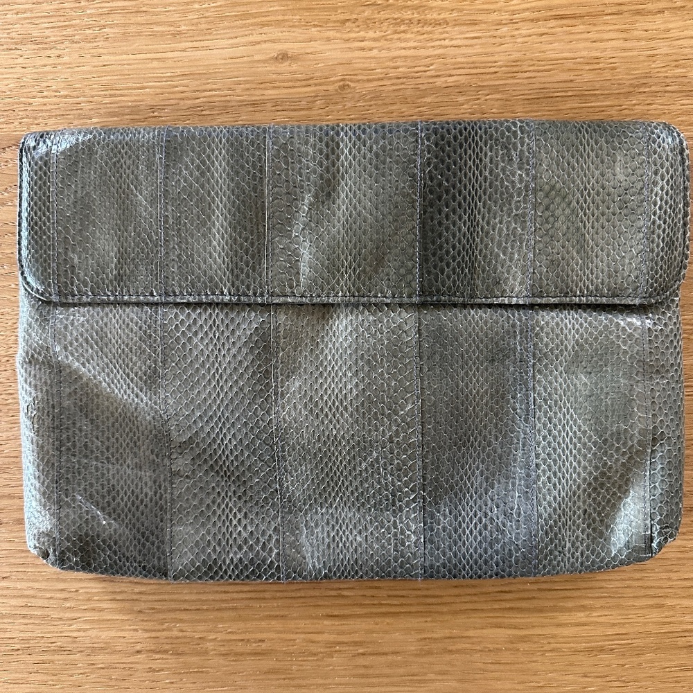 Vintage Clemente Snake Skin Clutch